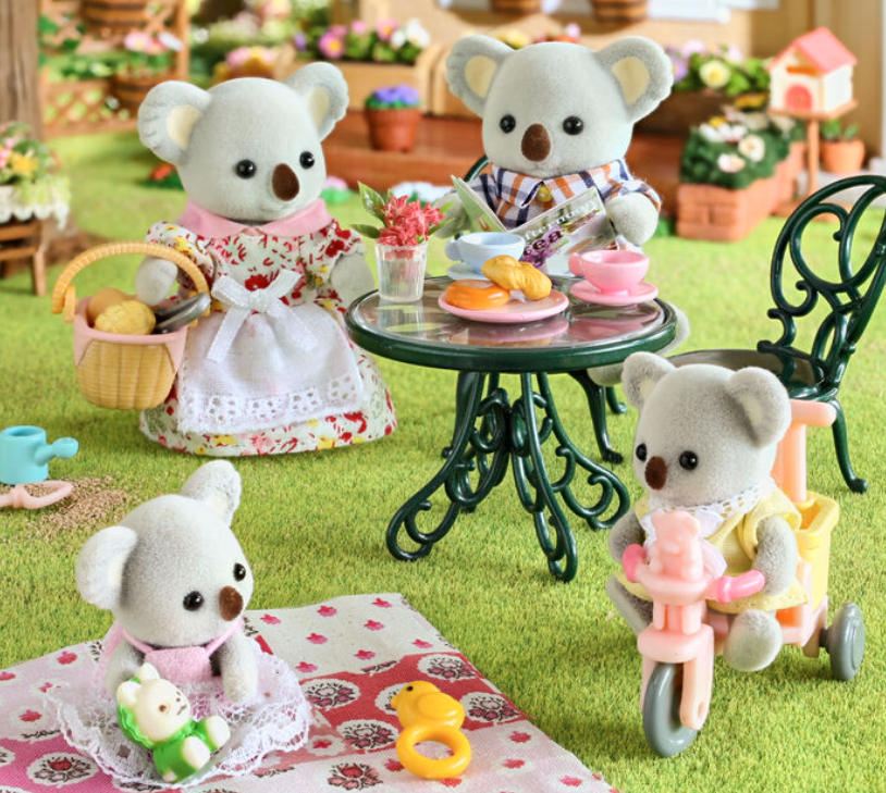 Familia Sylvanian de koalas
