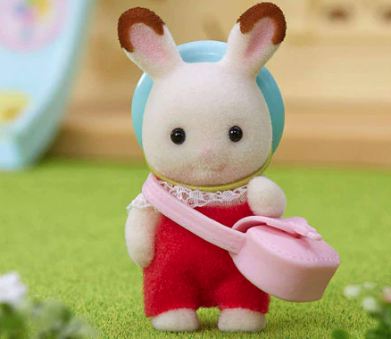 Sylvanian Conejo Chocolate con mochila