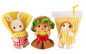 Set Papas, refresco y hamburguesa sylvanian
