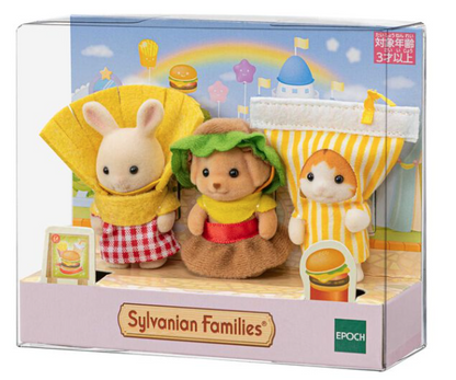 Set Papas, refresco y hamburguesa sylvanian