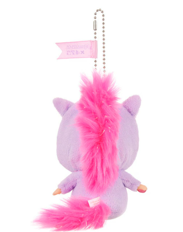 Llavero de cara grande Shinako x Monchhichi SS (Unicornio)