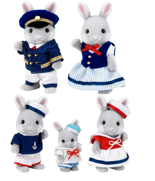 Familia Sylvanian de conejos Shiokaze
