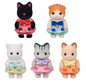 Set Fiesta Sylvanian Gatitos