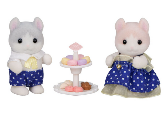 Set Sylvanian gato de orejas rizadas - Conjunto de dulces