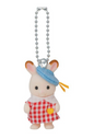 Llavero Sylvanian conejo de chocolate