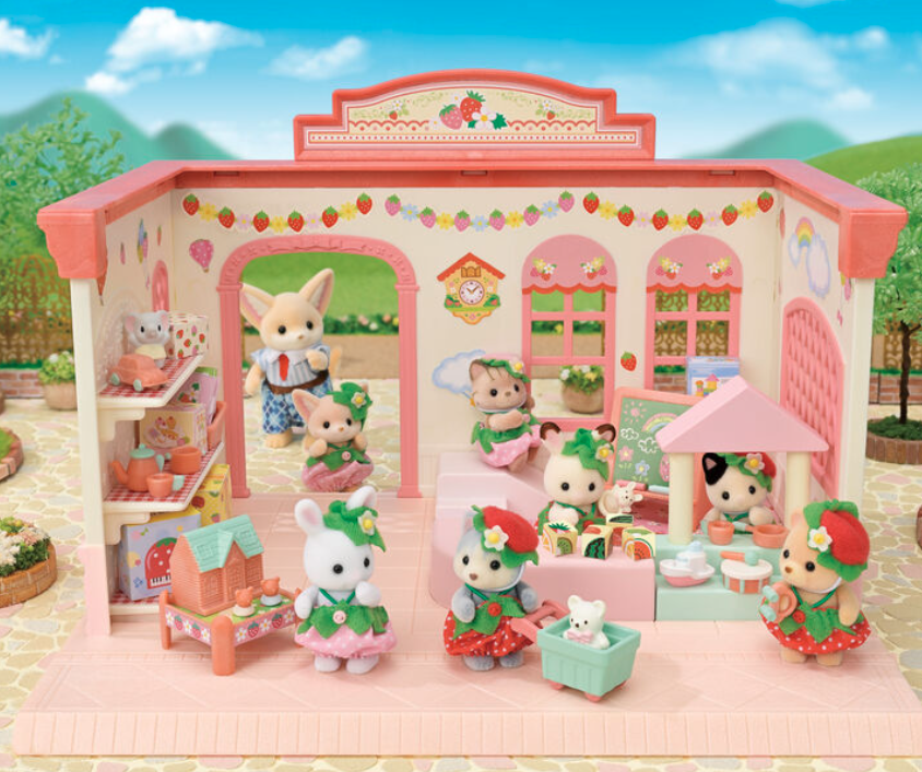 Set Sylvanian Habitación infantil de fresas