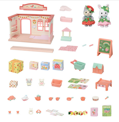 Set Sylvanian Habitación infantil de fresas