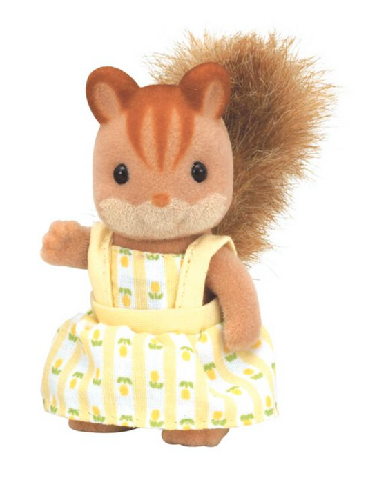 Chica ardilla Sylvanian cáscara de nuez