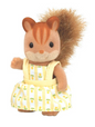 Chica ardilla Sylvanian cáscara de nuez