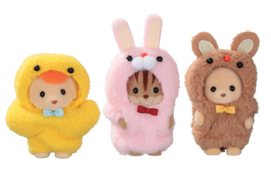 Trío de botargas sylvanian (mascota)