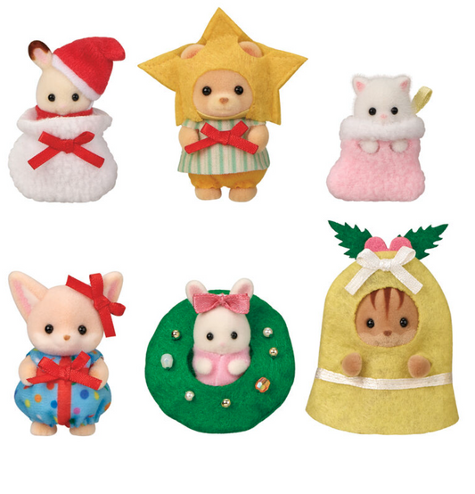 Sylvanian Conjunto de bebé feliz Navidad