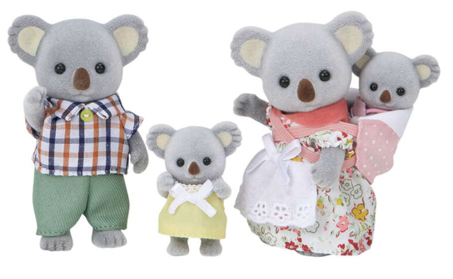 Familia Sylvanian de koalas