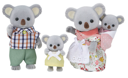 Familia Sylvanian de koalas