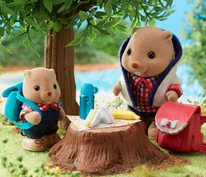 Conjunto de senderismo Hermanos Castor sylvanian