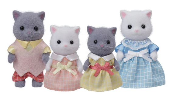 Familia Sylvanian Gatos persa