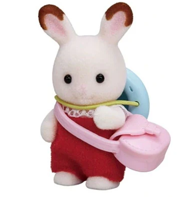 Sylvanian Conejo Chocolate con mochila