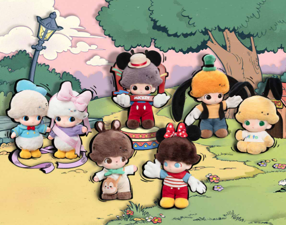 Blind Box DIMOO WORLD × DISNEY Series - Caja cerrada sorpresa - Llavero Original