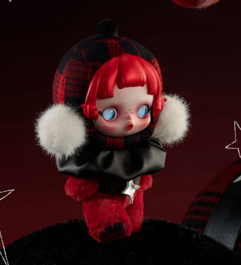 SKULLPANDA Winter Symphony - Llavero Original Pop Mart